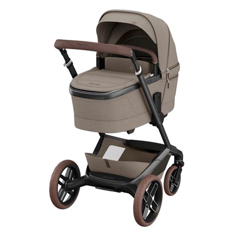 Illustratie van de Maxi-Cosi Lara kinderwagen met de belangrijkste kenmerken gemarkeerd