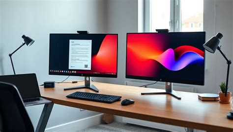 Foto van een VRA-systeem met kleurrijke beeldschermen.