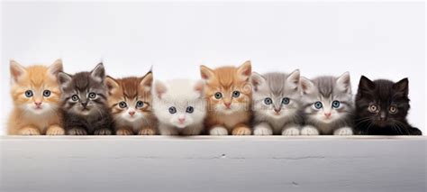 Collage van schattige kittens in verschillende poses