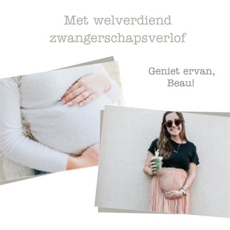 Voorbeeld van een zwangerschapskaart met een echo-foto.