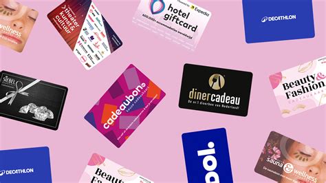 Collage van diverse populaire cadeaubonnen voor baby's