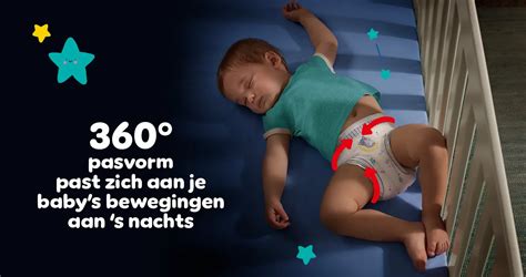 Overzicht van de kenmerken van Pampers Baby-Dry Night Pants
