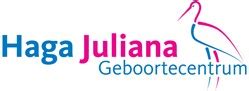 Illustratie van het Haga Juliana Geboortecentrum, die de samenwerking tussen de verschillende zorgpartners benadrukt.