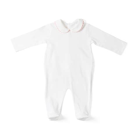 baby meisjes pyjama met Claudine kraagje