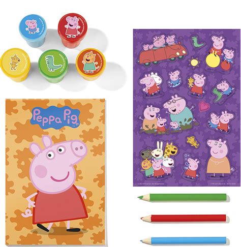 Set Peppa Pig tekenbenodigdheden met potloden, stiften en een etui