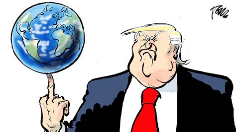 Illustratie van een speelgoedslagerij van Christian Hacker, met gedetailleerd winkelpersoneel en klanten.