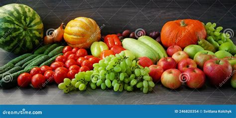 Gezonde voeding met veel groenten en fruit.