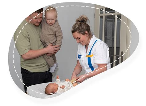 Schema met de kerntaken van een kraamverzorgende: zorg voor moeder en baby, huishoudelijke taken, medische ondersteuning, voorlichting en emotionele steun.