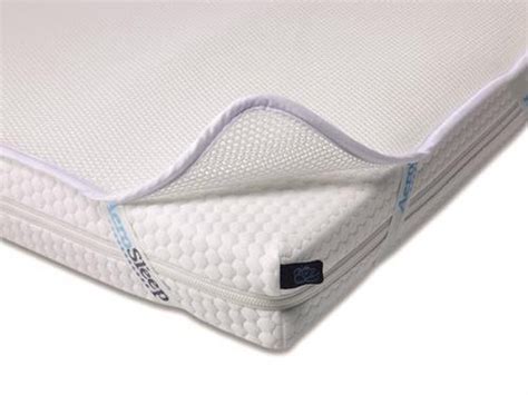 Afbeelding van een AeroSleep babymatras met matrasbeschermer