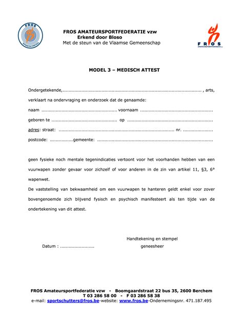 Doktersattest met vermoedelijke bevallingsdatum voor erkenning van een ongeboren kind