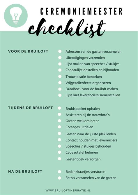 Infographic met een checklist voor het plannen van een geboortetraktatie, inclusief budgettering en benodigde materialen.