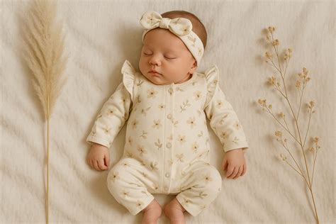 Een toekomstige babykamer met de eerste babykleertjes en de tekst 