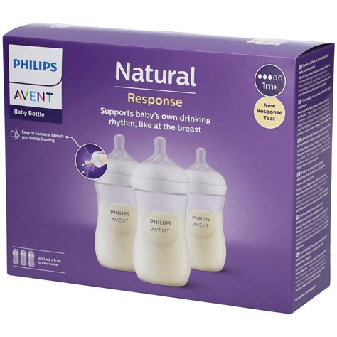 Infographic die de verschillende speen-snelheden van Philips Avent Natural Response uitlegt en adviseert over de keuze op basis van het drinkgedrag van de baby.