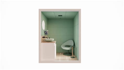 Een serene kolfruimte op het werk, met een comfortabele stoel, stopcontact en koelkast.