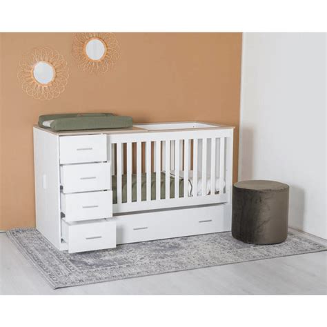 Combi ledikant met commode en opbergruimte