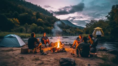 Een groep mensen die na een Keverrally geniet van een BBQ.