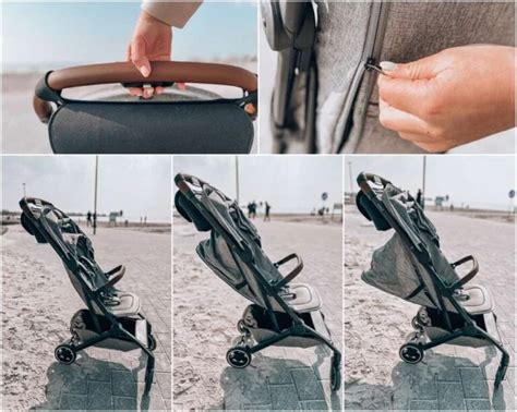 Joolz Aer+ ingeklapt met draagband