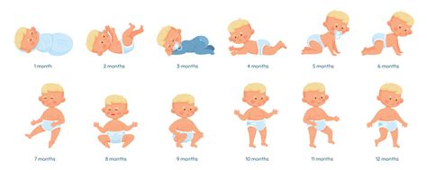 Illustratie van een baby met diverse babyproducten.