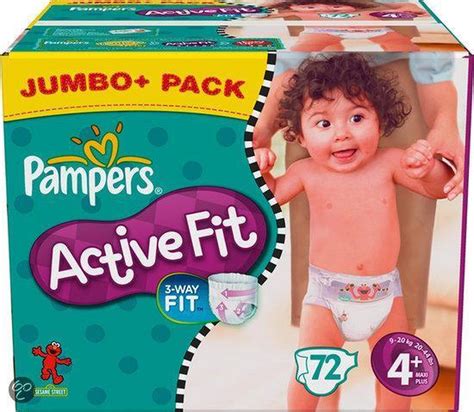 Illustratie die de flexibiliteit en absorptie van Pampers Active Fit luiers toont.