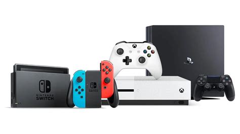 Overzicht van consoles, games en accessoires voor populaire spelcomputers.