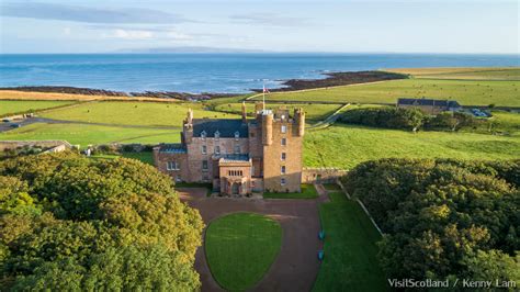 Illustratie van het Castle of Mey, Schotland.