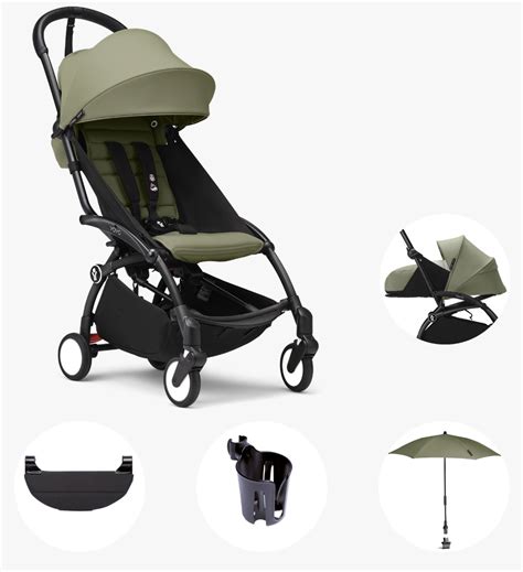 Stokke YOYO³ kinderwagen in opgevouwen toestand