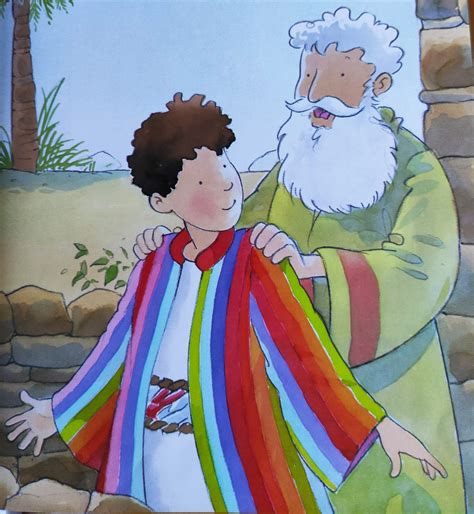 Illustratie van Jozef die zijn dromen vertelt aan zijn broers, met een sombere achtergrond om de verdrukking te symboliseren