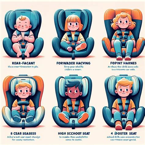 Illustratie die de gevaren van 'positieverstikking' in een autostoeltje toont.