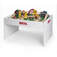 Gedetailleerde Brio treintafel met diverse spelelementen