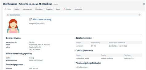 Illustratie van een digitaal dossier met medische en groei-informatie van een kind.
