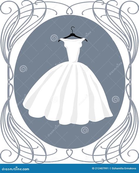 Illustratie van verschillende vintage trouwjurk stijlen