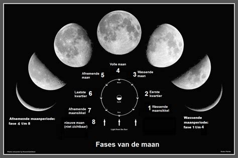 Illustratie van een gedetailleerde maanstand poster met goudfolie, die de geboortedatum van een kind weergeeft.