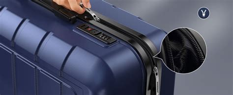 Een koffer met een duidelijk zichtbaar TSA-logo