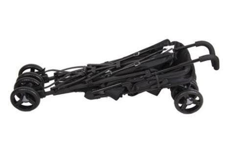 Illustratie van een opgevouwen paraplu buggy