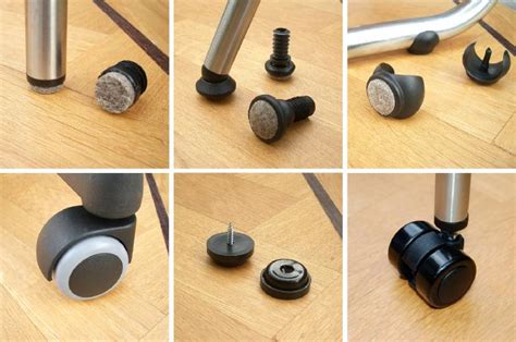 Vergelijking van kinderbureaustoelen met wielen en stoelen met vloerdopjes, met aandacht voor vloerbescherming.