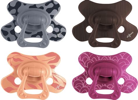 Illustratie van het vlindervormige schildje van Difrax fopspenen en hoe het het neusje vrijhoudt.