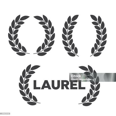 illustratie van een laurierkrans