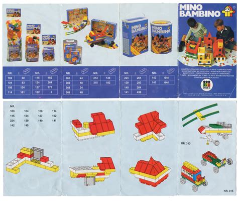 Voorbeelden van Bambino boogstenen en de bijbehorende advertentie uit november 1975