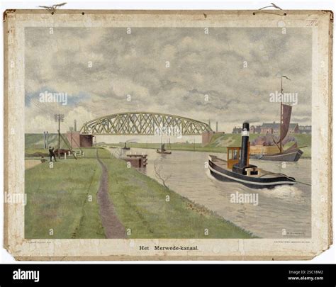 illustratie van de Keulsekade met het Merwedekanaal