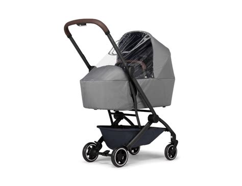 Illustratie van het Joolz Geo2 onderstel met de reiswieg erop gemonteerd.