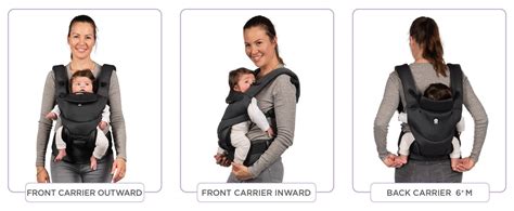 Gedetailleerde afbeelding van de schouderbanden en heupriem van de Dooky draagzak