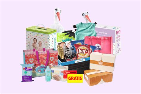 Overzicht van diverse gratis babypakketten.