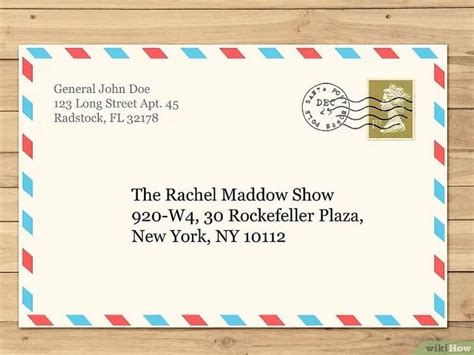 Illustratie van een envelop met een adres