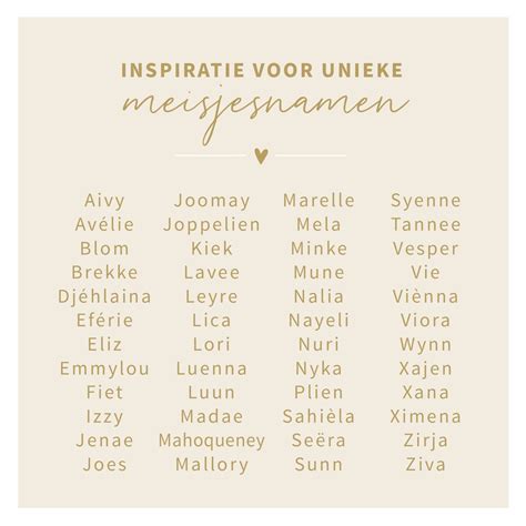 Collage van verschillende babynamen, met nadruk op unieke en speciale namen