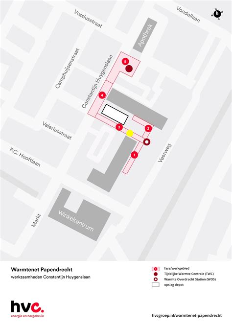 Thema: Plattegrond met locatie van de Prénatal winkel in Beverwijk