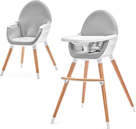 Designconcept van de Kinderkraft Fini met eco-leren bekleding en houten poten