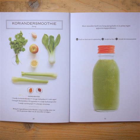 Overzicht van de verschillende sapjes uit de Dr. Blend detoxkuur met hun ingrediënten