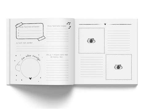 Invulboekje voor zwangerschapsherinneringen