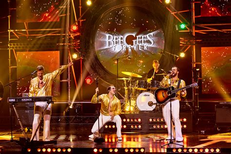 De energieke band The Hives in actie op het podium.