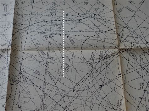 Voorbeeld van een patroonblad op ware grootte met duidelijke lijnen en markeringen.